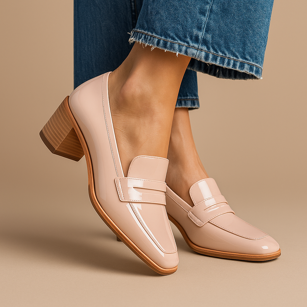 Gwen™ | Damen Polierte Loafers