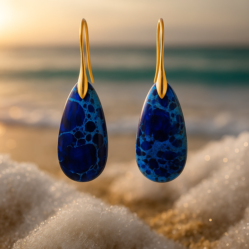 Selenea – Abyssal Blue Earrings