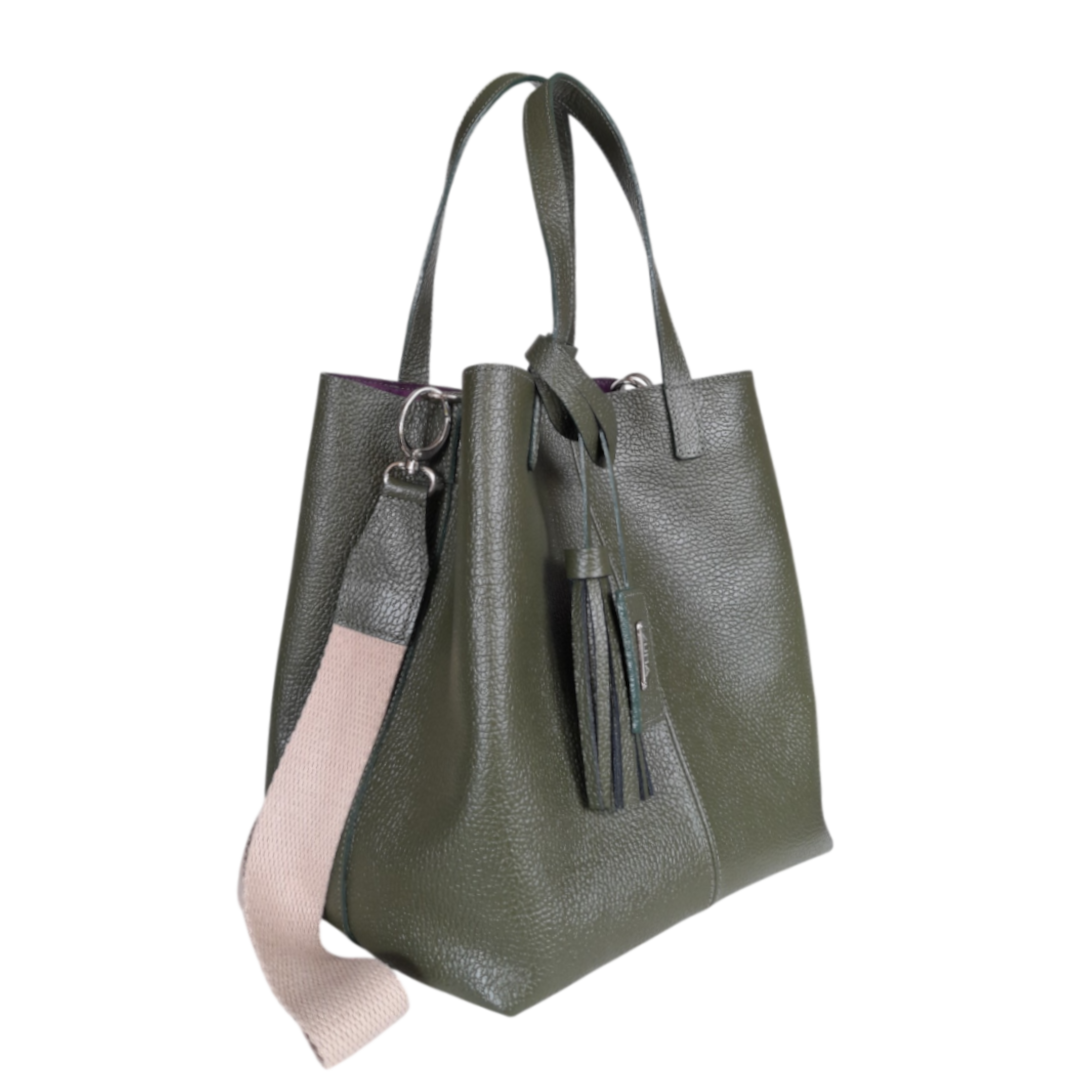 Giulia Damenhandtasche in Olivgrün