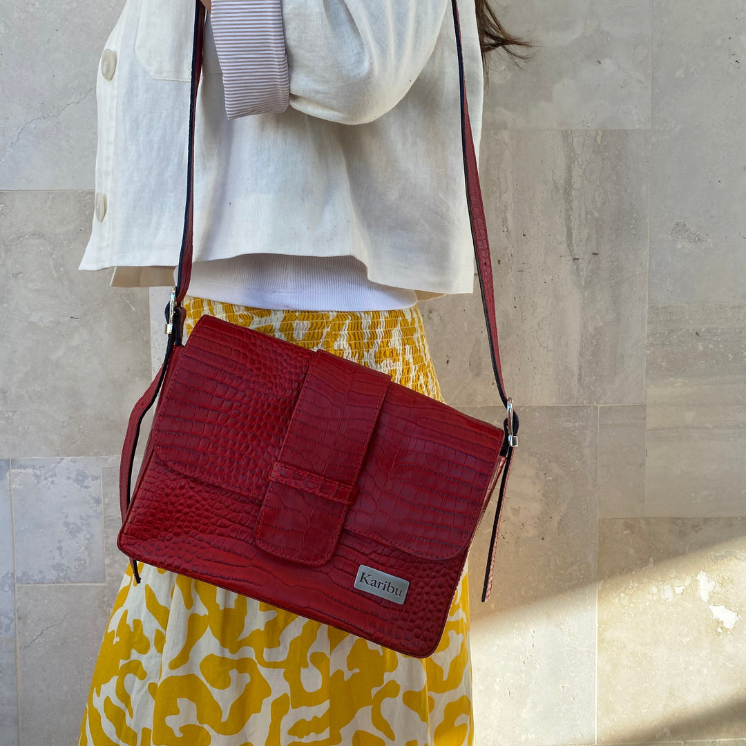Rote Octavia Brieftasche
