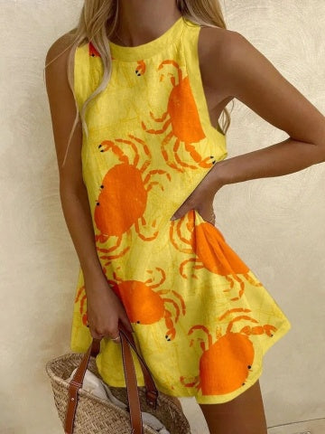 Orvienne™ | Mini-Kleid im Krabben-Design