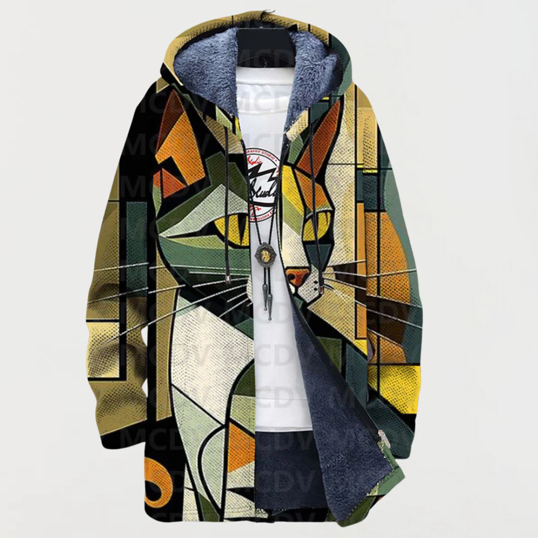Ottavia - Eine Premium-Jacke, die zeitlosen Stil mit künstlerischer Inspiration vereint.