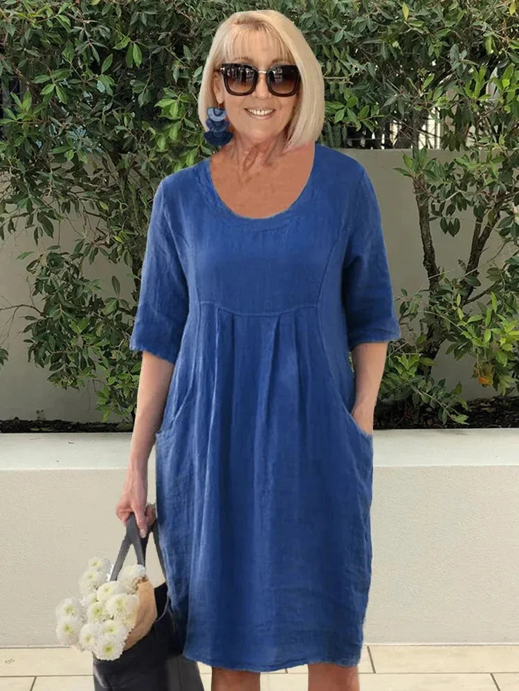 Renée | Midi-Kleid mit Taschen