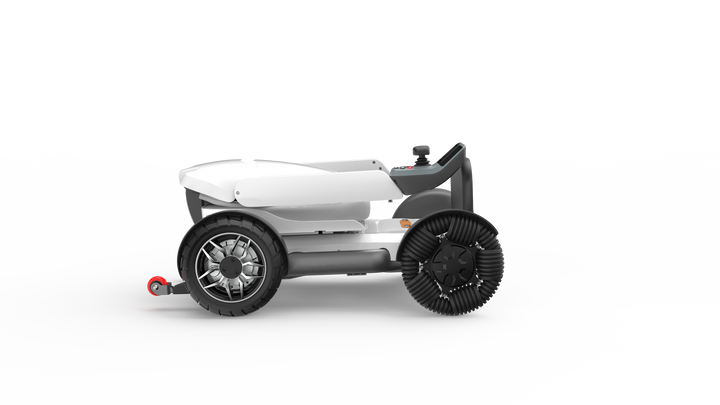 BeeAlien (2025) - Automatischer Faltbarer Elektrorollstuhl - 200W Motor, 120kg Tragfähigkeit, 25 km Reichweite