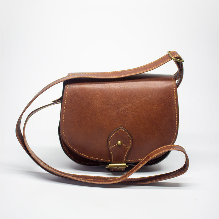 Braune Schultertasche