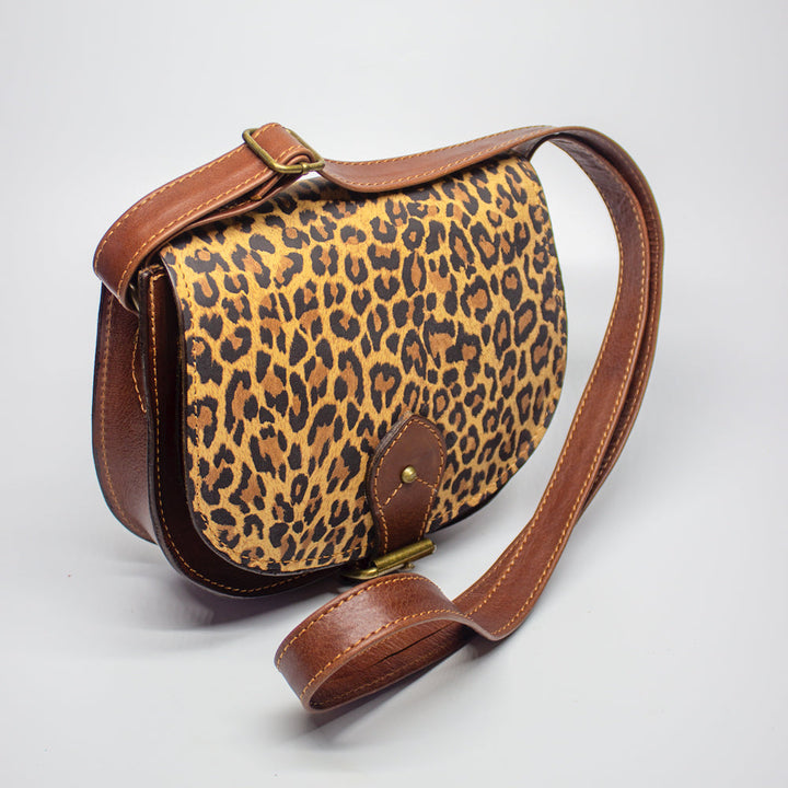 Tierdruck Schultertasche