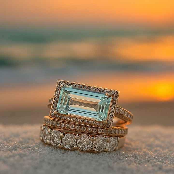 Nami | Set von Meeresschalen-Ringen