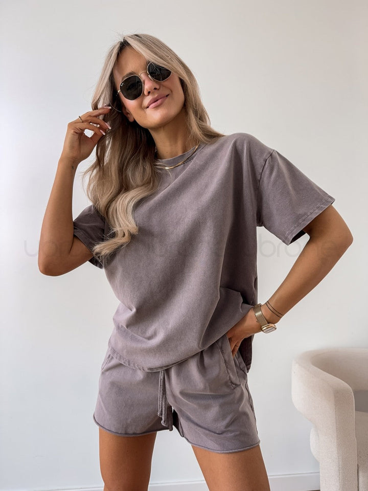 Lina | Set lounge Zweiteiliges in antracite 