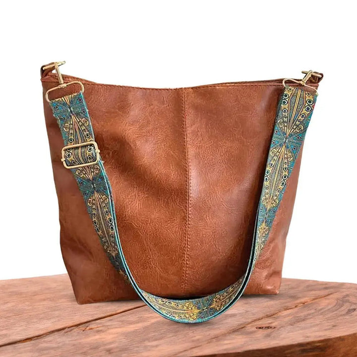 MONIKAS TASCHEN - Schultertasche mit Dekor - Mein Favorit