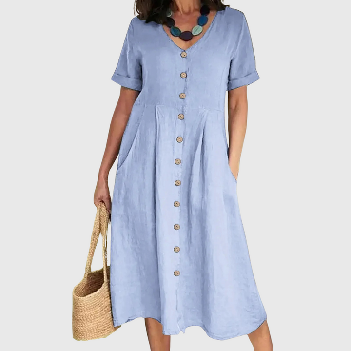 Cavell™ – Sommerliches Knopfkleid mit Eleganz