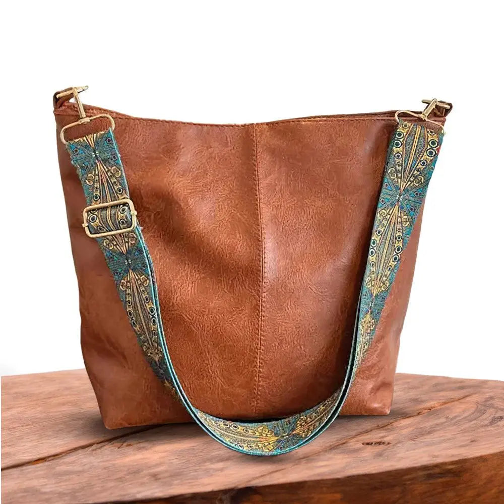 MONIKAS TASCHEN - Schultertasche mit Dekor - Mein Favorit