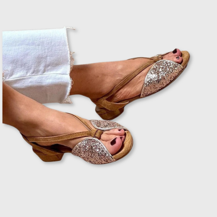 Julia™ | Glitter Layer Sandals
