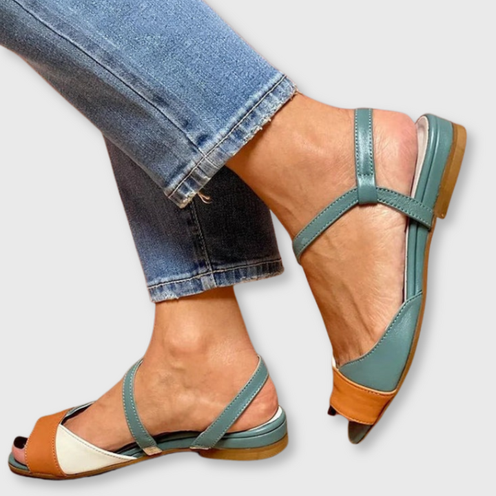 Tessa™ | Tricolor Open Sandals
