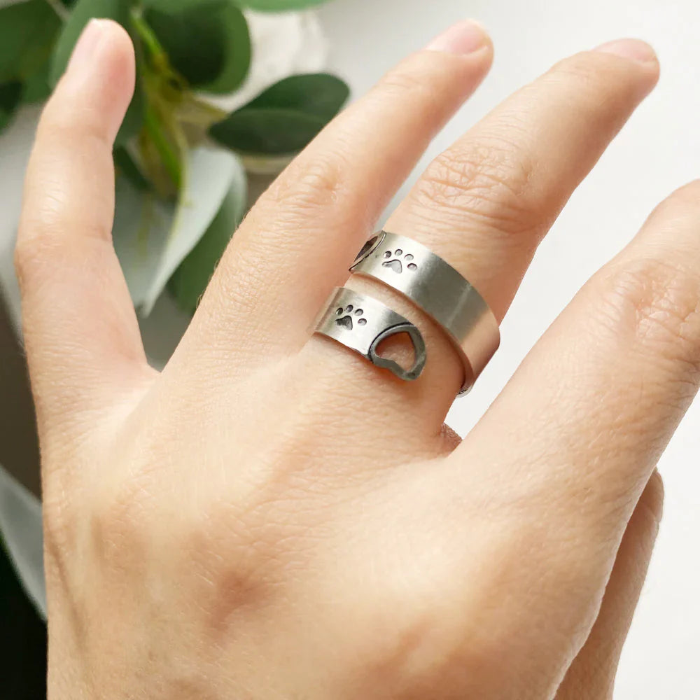 FAYAIE – Anello d'argento versatile con motivi di fiori e fiori nel design Twist
