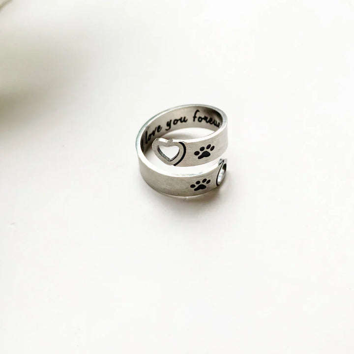 FAYAIE – Anello d'argento versatile con motivi di fiori e fiori nel design Twist