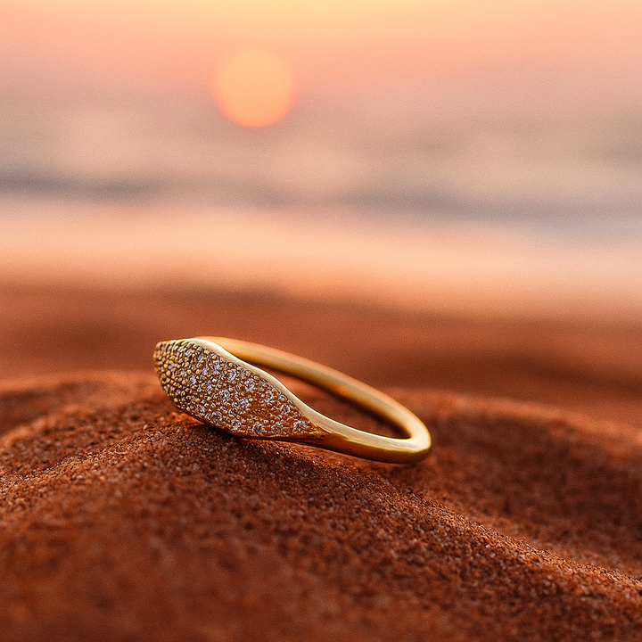 Aella | Mehrfach-Zirkonia Goldring
