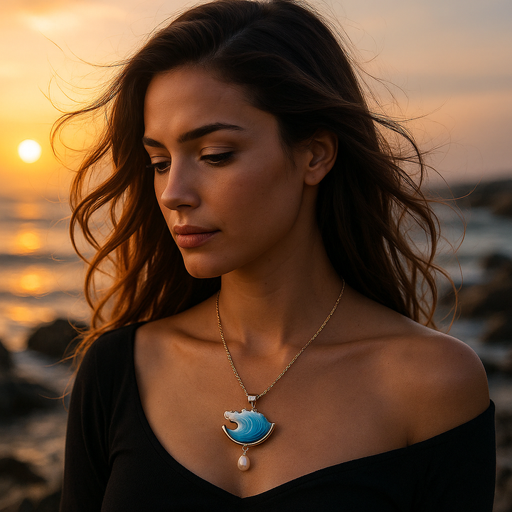 Raina | Schmuck mit Wellenmuster