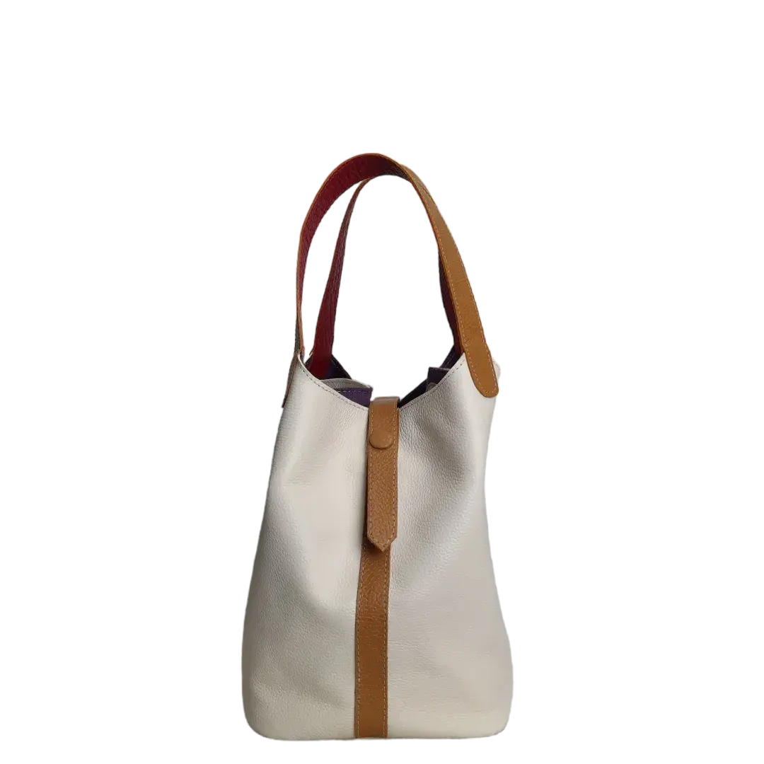 Eva Zebra Leather Women's Bag x Talk