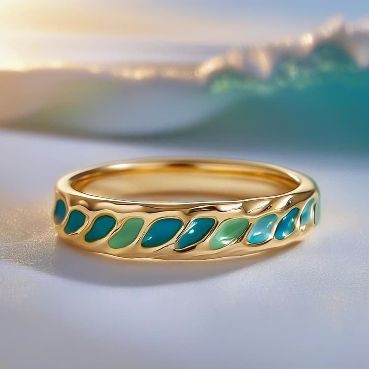 Larissa | Zarte Wellen in argento 925