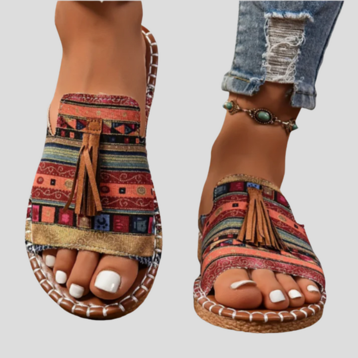 Sofie™ | Bohemian Fringe Sandals