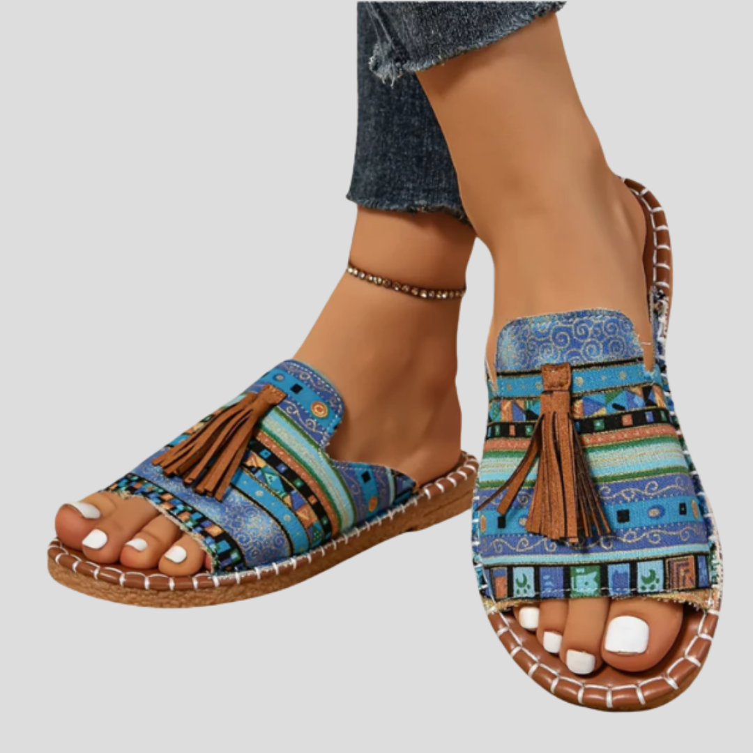 Sofie™ | Bohemian Fringe Sandals