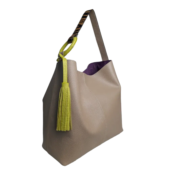 Nora Taupe Women's Leather Bag