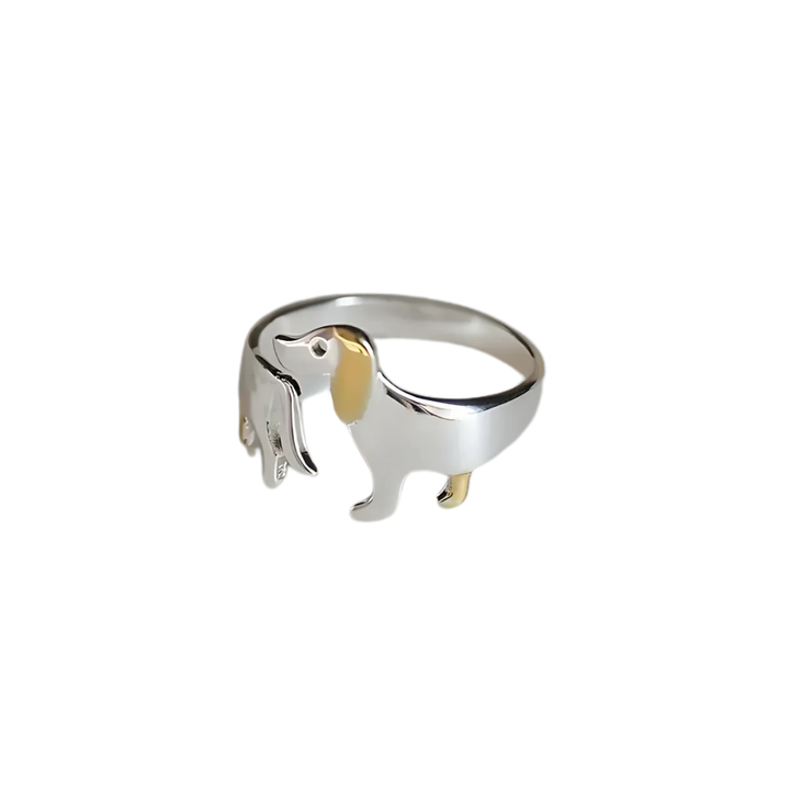 REYA – Verstellbarer Dackelring aus 925er Silber