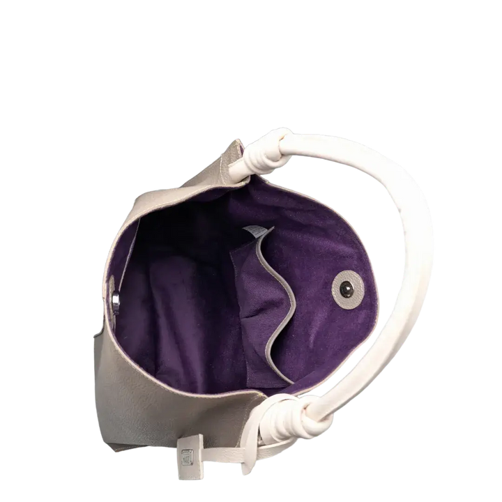Fernanda Taupe Damenhandtasche aus Leder