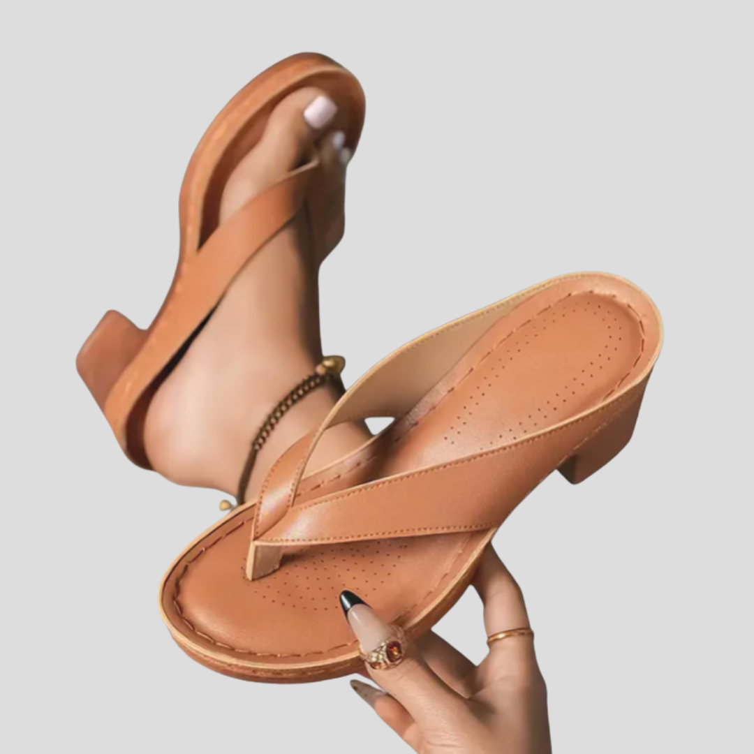 Romy™ | Orthopedic Heeled Slide Sandals