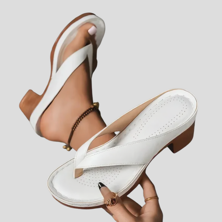 Romy™ | Orthopedic Heeled Slide Sandals