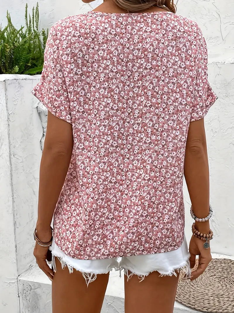 Verna | Elegante Bluse mit floralem Design