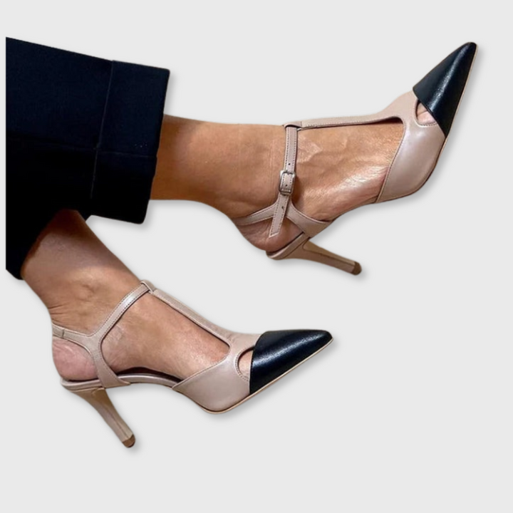 Elise™ | Two-Tone Pointed Toe Pumps