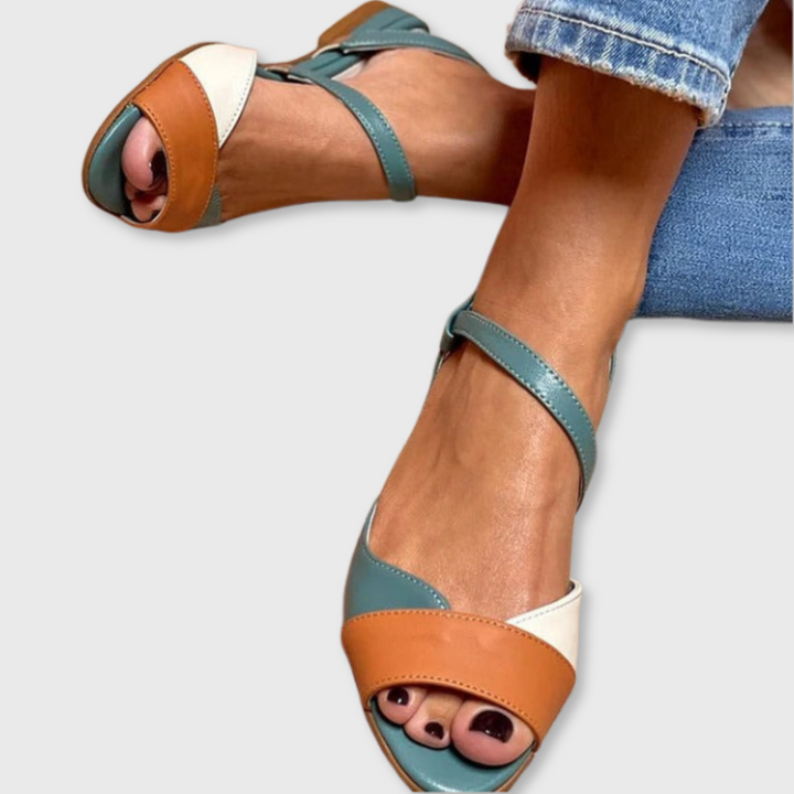 Tessa™ | Tricolor Open Sandals
