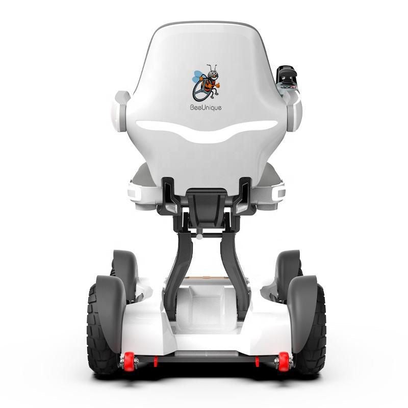 BeeAlien (2025) - Automatischer Faltbarer Elektrorollstuhl - 200W Motor, 120kg Tragfähigkeit, 25 km Reichweite
