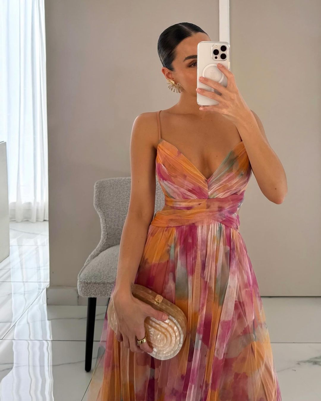 Luna – Maxikleid mit Blumenmuster