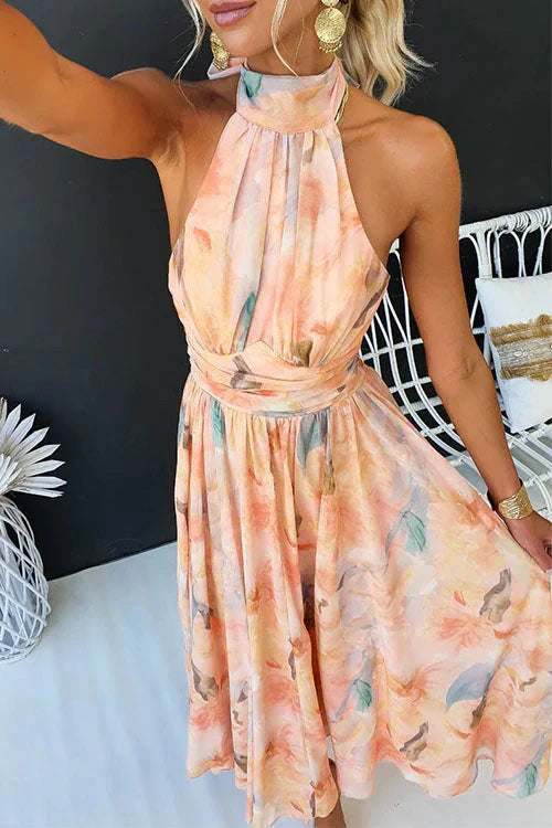 Sari™ | Traumhaftes Kleid mit Aquarellmuster