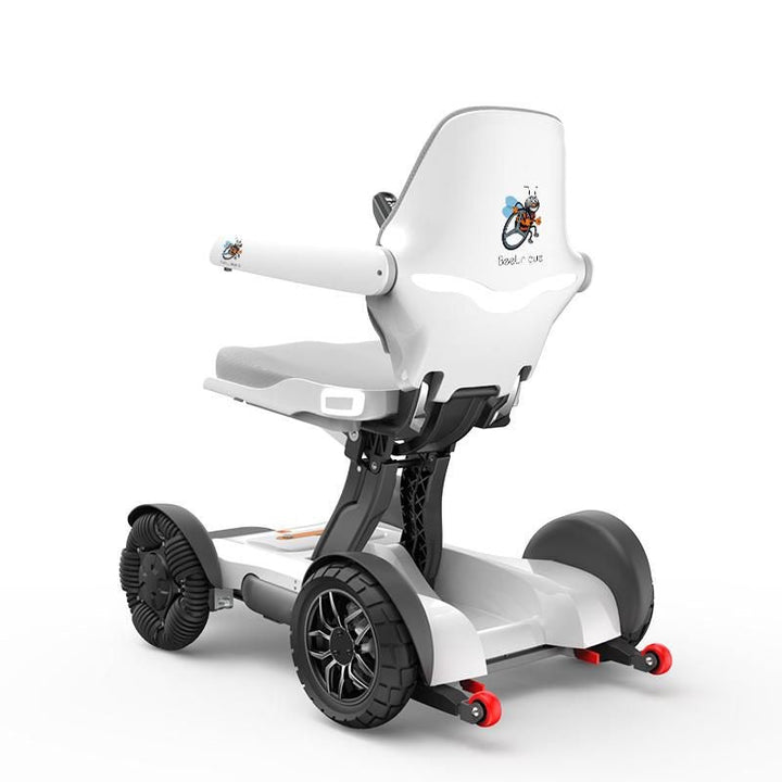 BeeAlien (2025) - Automatischer Faltbarer Elektrorollstuhl - 200W Motor, 120kg Tragfähigkeit, 25 km Reichweite