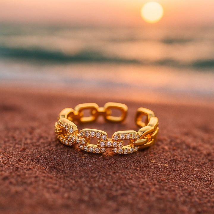 Delia | Zirkonia Goldring