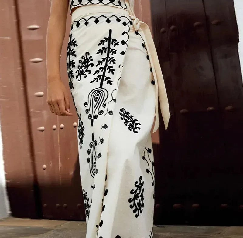 Camilla™ | Elegantes Bedrucktes Ensemble