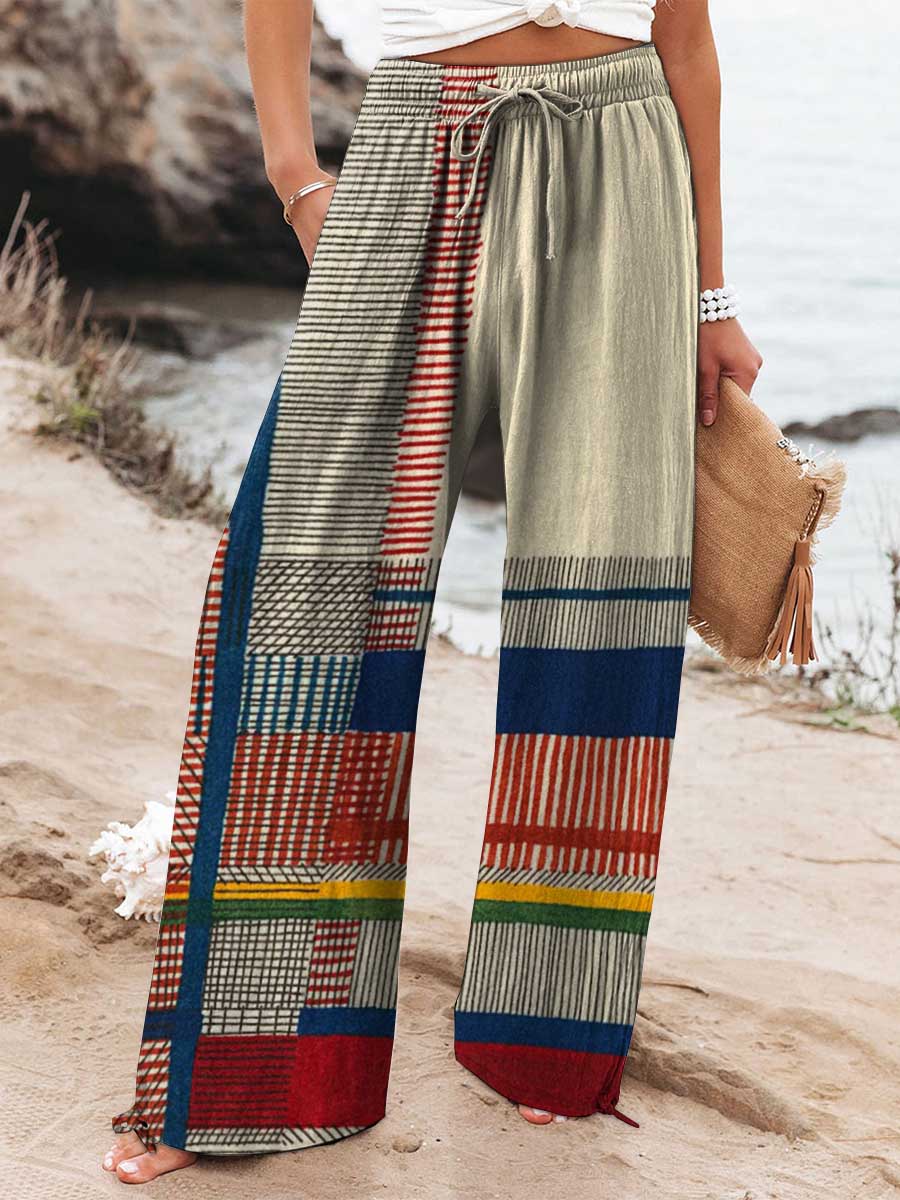 Olivia | Fantasie Streifen Hose