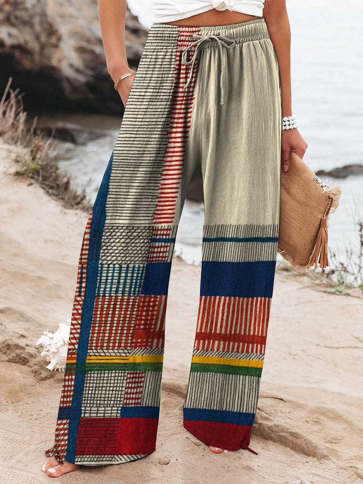 Olivia | Fantasie Streifen Hose