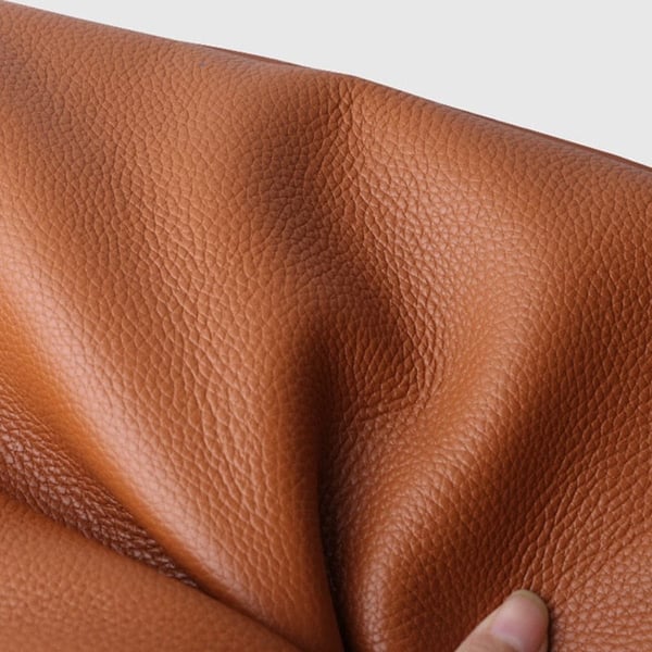 Schlichte Einfarbige Schultertasche aus Echtem Leder