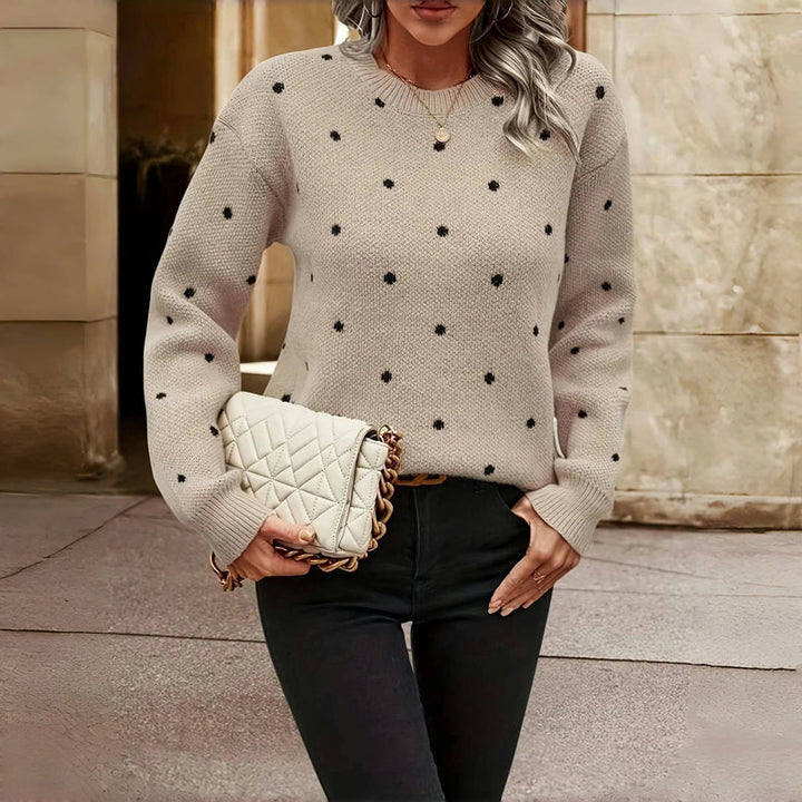 Esmee | Polka Dot Knit Sweater