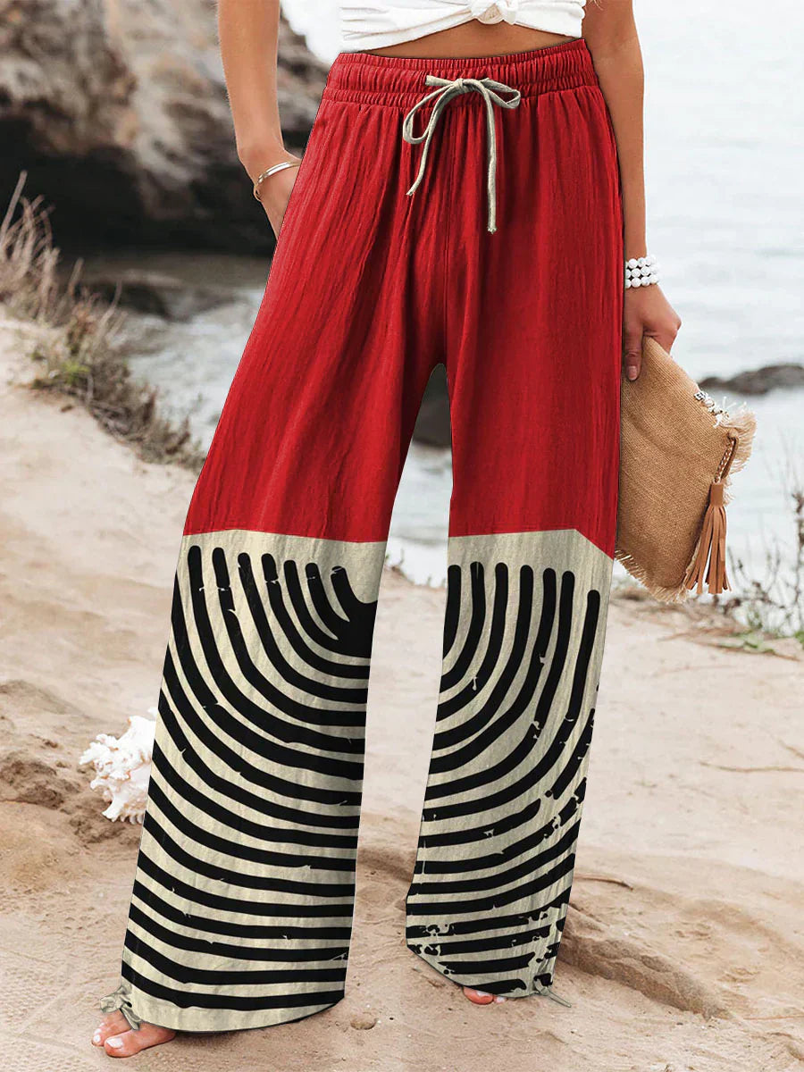 Olivia | Fantasie Streifen Hose