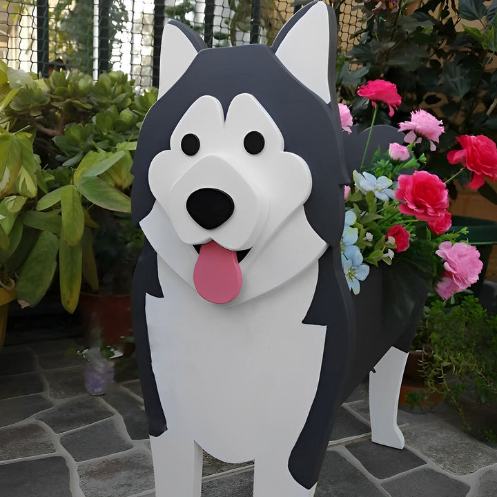 Alaskan Malamute Pflanztopf