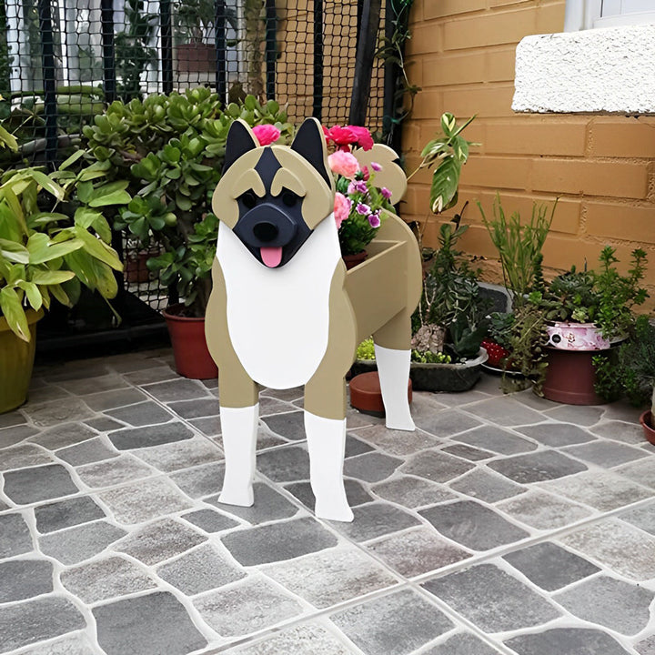 Akita Pflanzgefäß