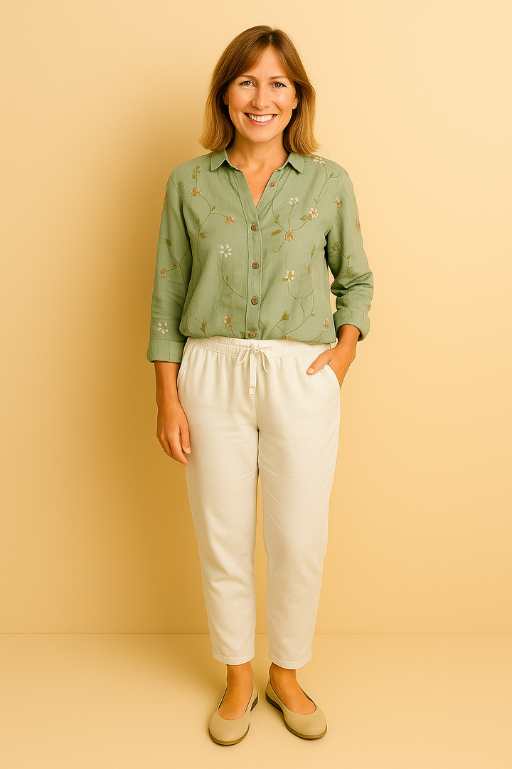 Avril | Elegante Bluse mit charmanten Mustern