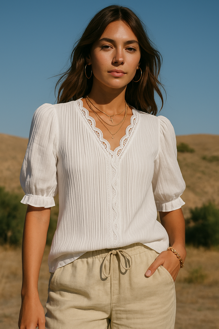 Bea | Elegante Bluse mit stilvollen Akzenten