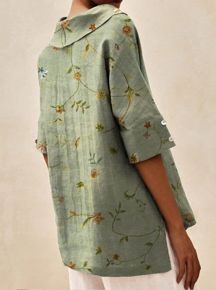 Sofie® | Elegante V-Ausschnitt Bluse