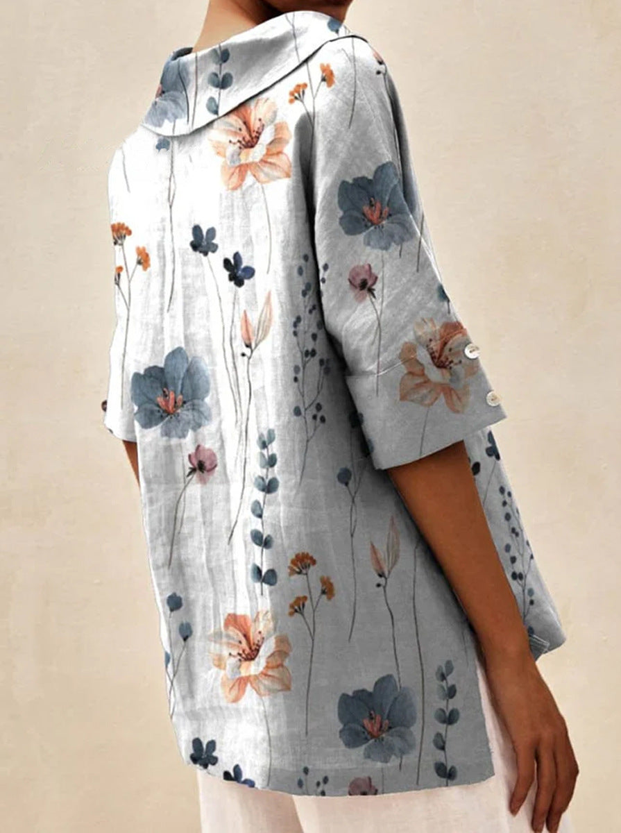 Sofie® | Elegante V-Ausschnitt Bluse